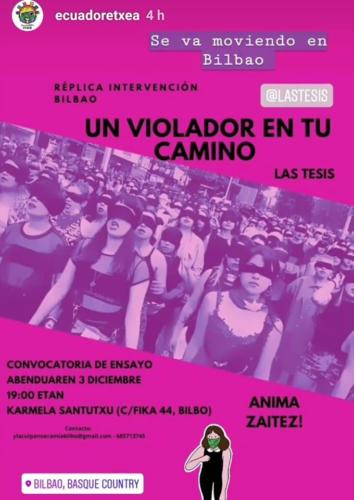 Afiche 2019-12-03 Espana Bilbao